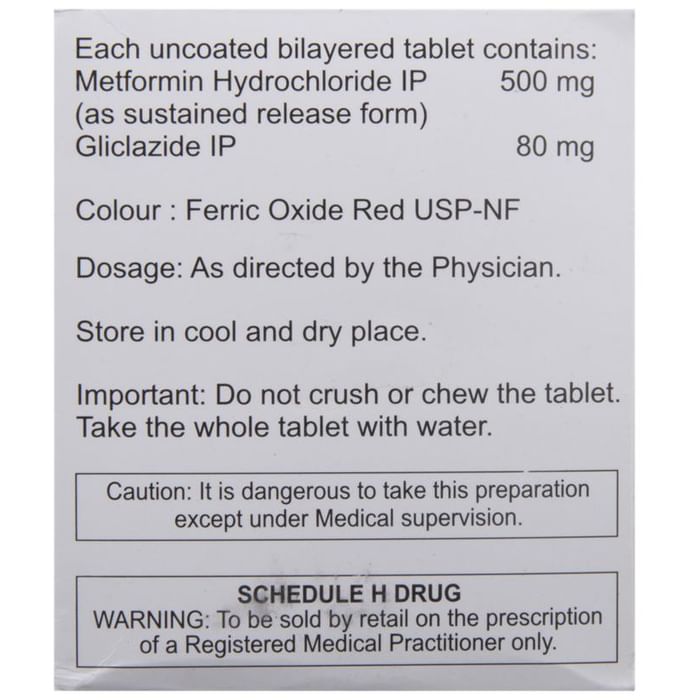 Mefomin GZ 80 Tablet SR