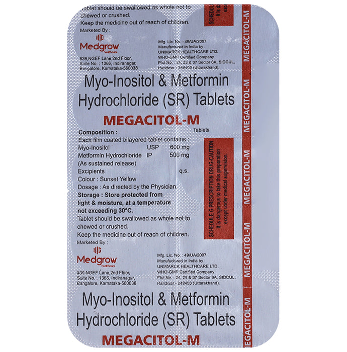 Megacitol-M Tablet SR - Classic Derma