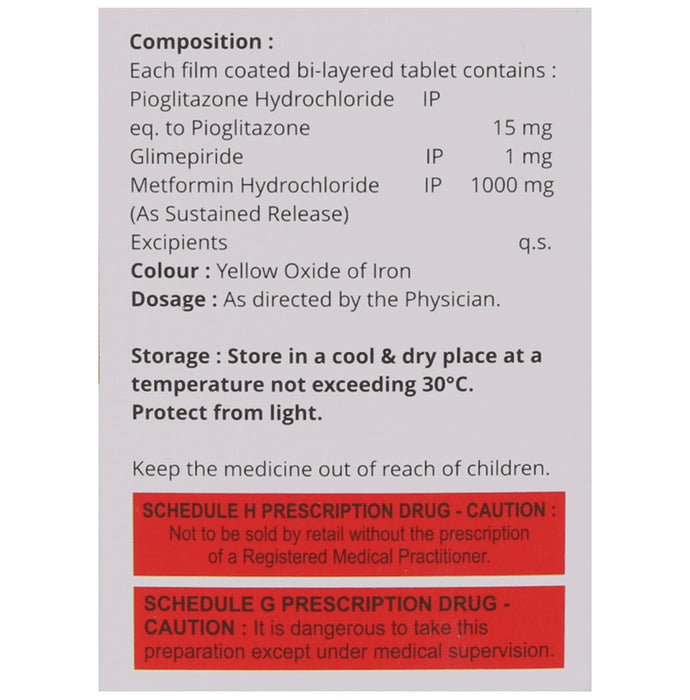 Mepioride 1 DS Tablet SR