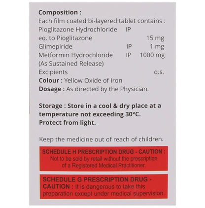 Mepioride 1 DS Tablet SR