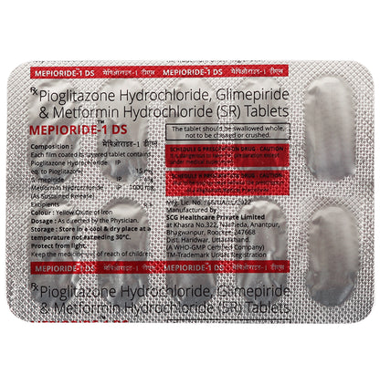 Mepioride 1 DS Tablet SR