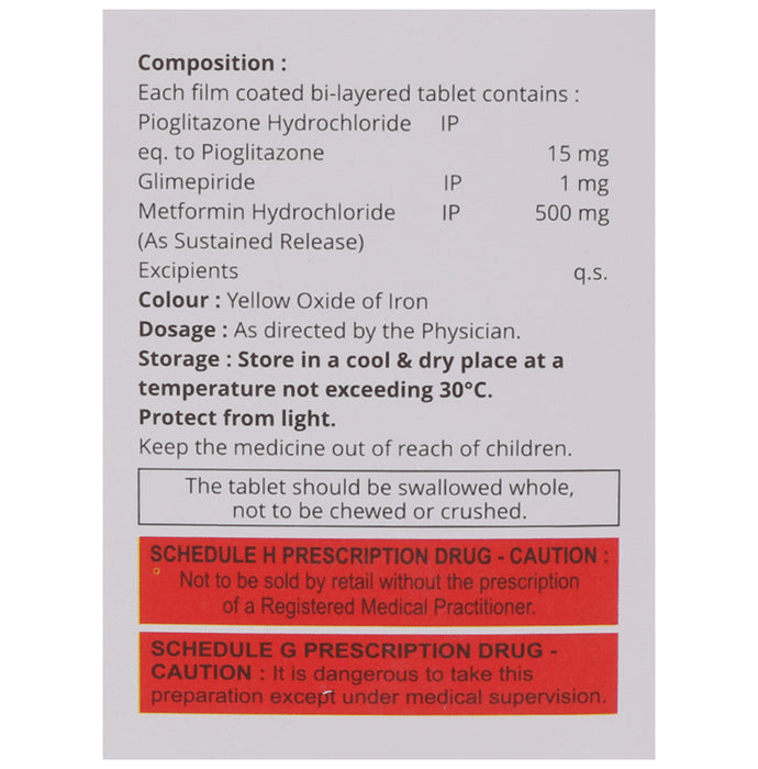 Mepioride 1 Tablet SR