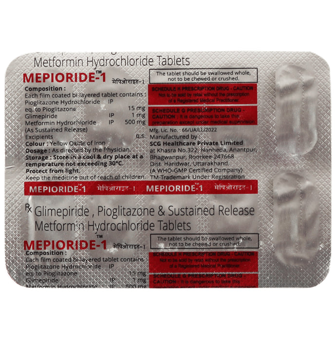 Mepioride 1 Tablet SR