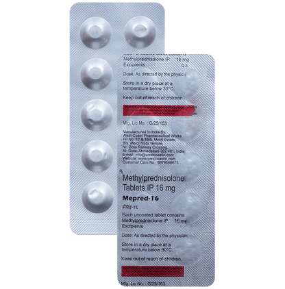 Mepred 16 Tablet - Classic Derma