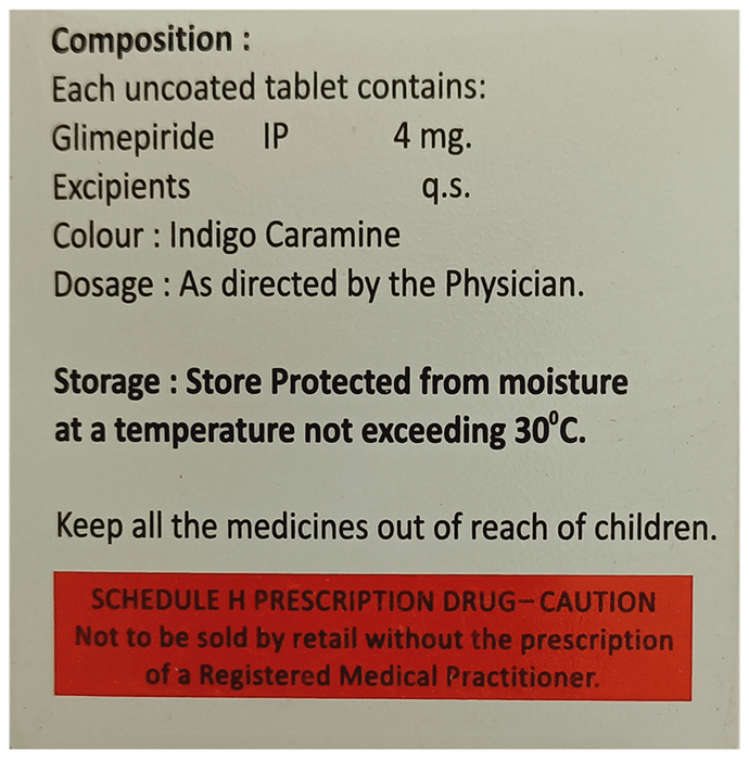Mepride 4 Tablet