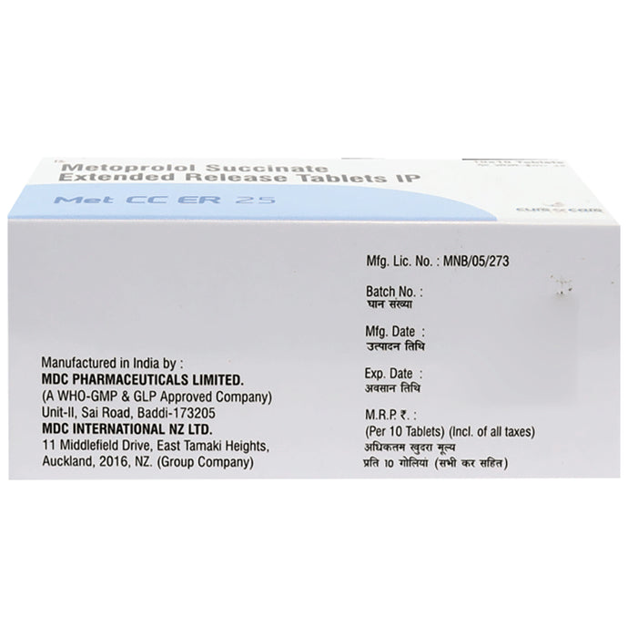 Met CC ER 25 Tablet