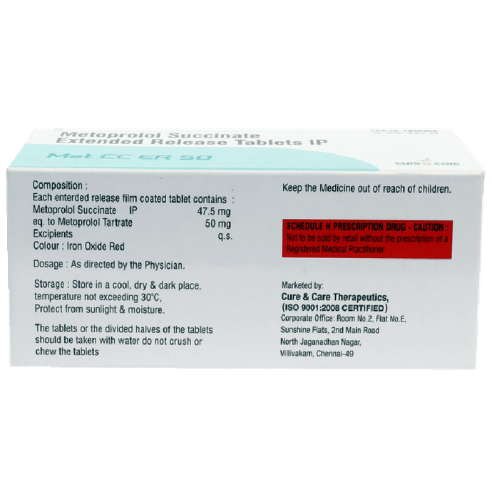 Met CC ER 50 Tablet