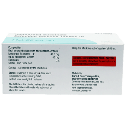 Met CC ER 50 Tablet