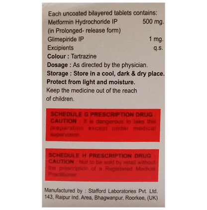 Metabless-G 1 Tablet PR