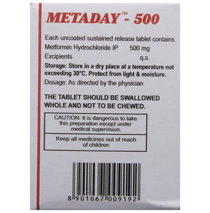 Metaday 500 Tablet SR