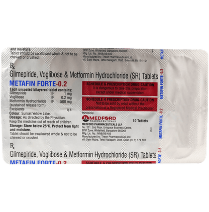 Metafin Forte 0.2 Tablet SR