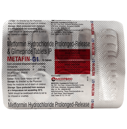 Metafin-G 1 Tablet PR