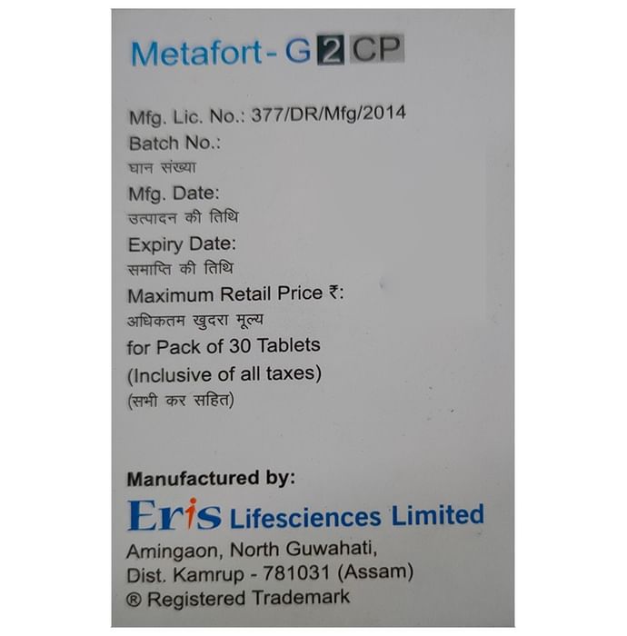 Metafort G2 CP Tablet PR