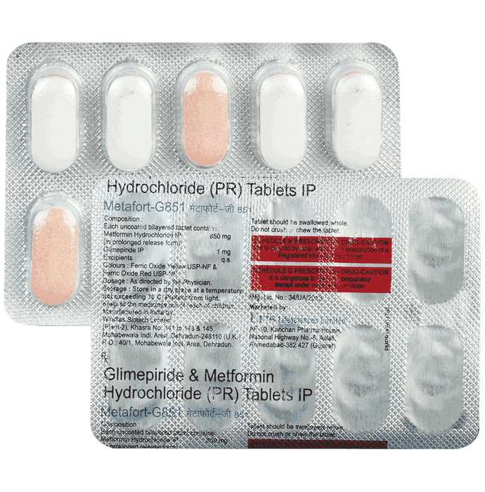 Metafort-G 851 Tablet PR - Classic Derma