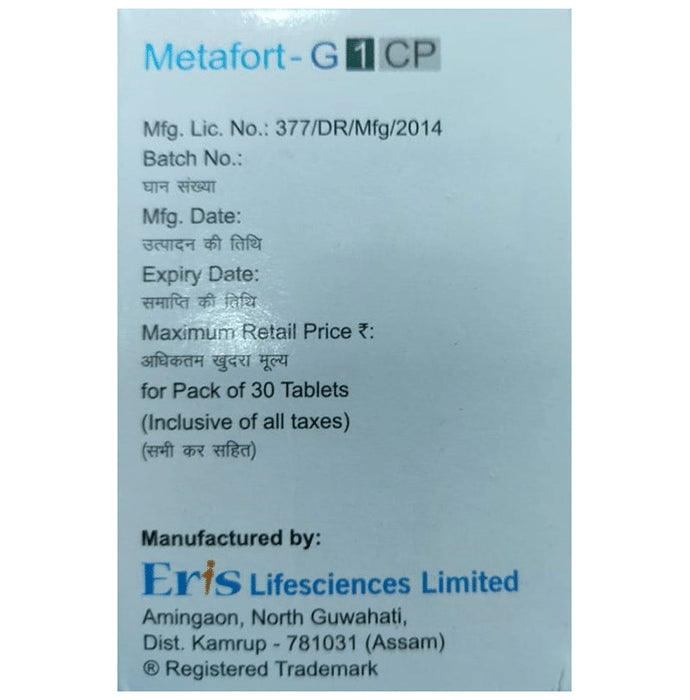 Metafort-G1 CP Tablet PR
