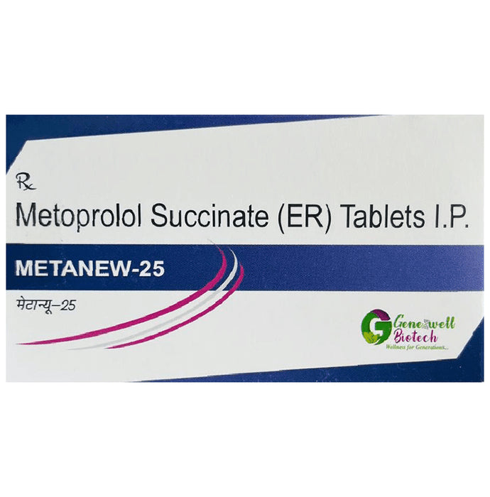Metanew 25 Tablet ER - Classic Derma