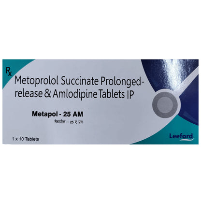 Metapol 25 AM Tablet PR - Classic Derma