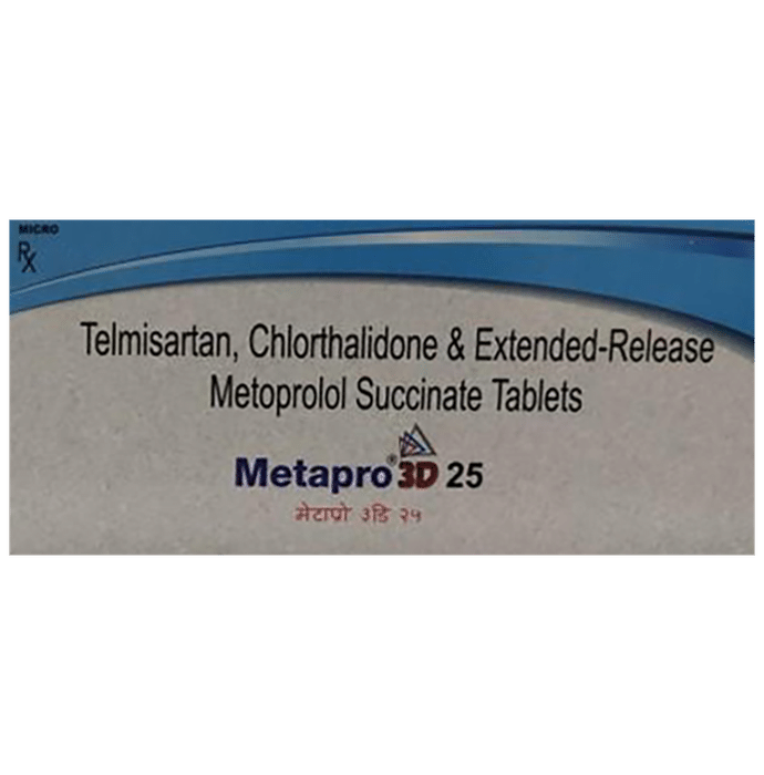 Metapro 3D 25 Tablet ER - Classic Derma