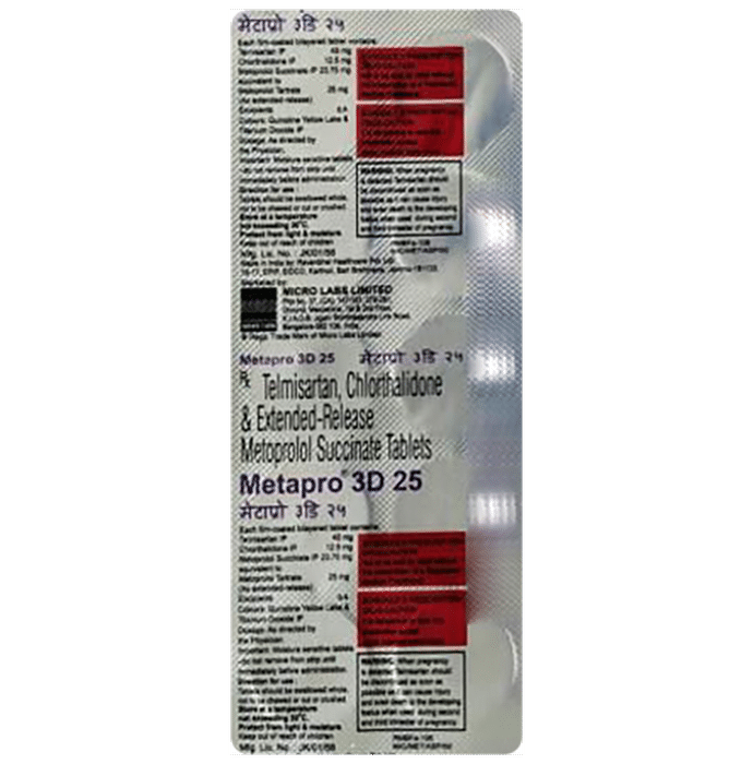 Metapro 3D 25 Tablet ER
