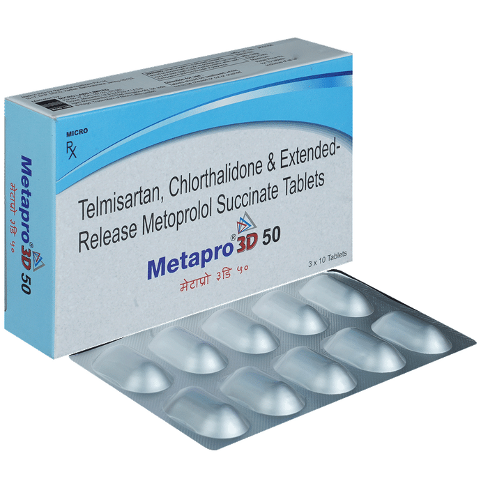 Metapro 3D 50 Tablet - Classic Derma