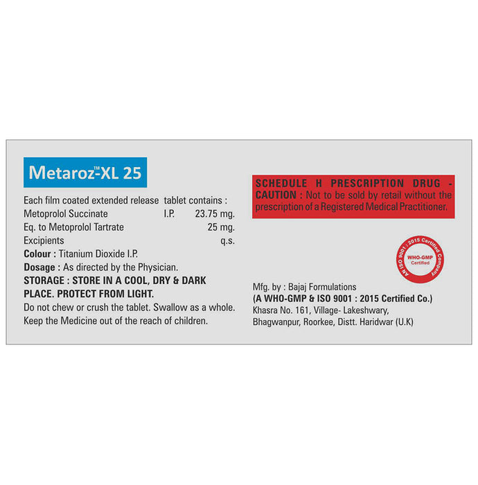 Metaroz-XL 25 Tablet
