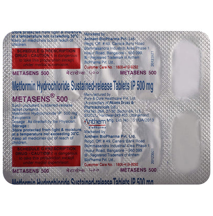 Metasens 500 Tablet SR