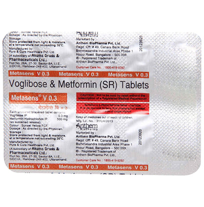 Metasens V 0.3 Tablet SR