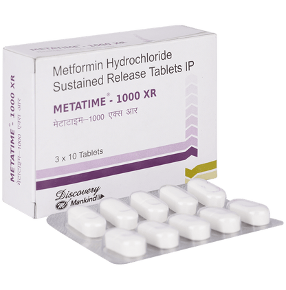 Metatime 1000 XR Tablet - Classic Derma
