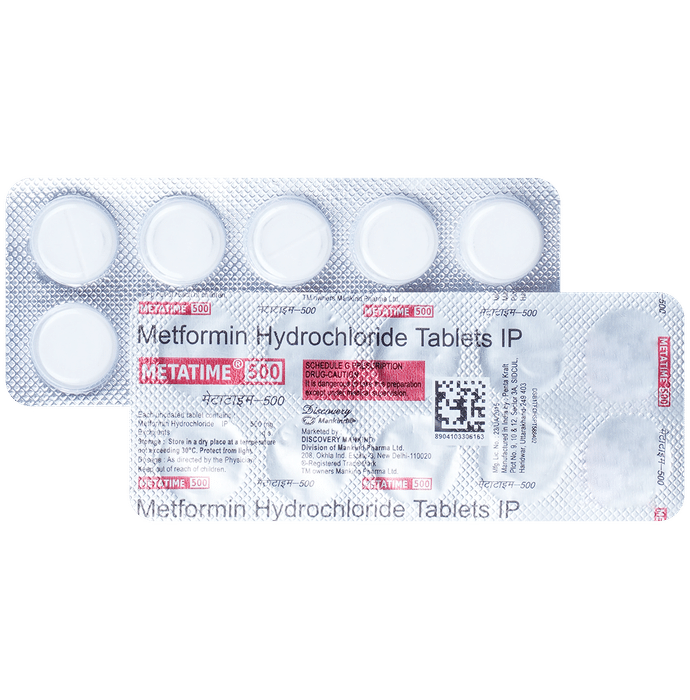 Metatime 500 Tablet - Classic Derma