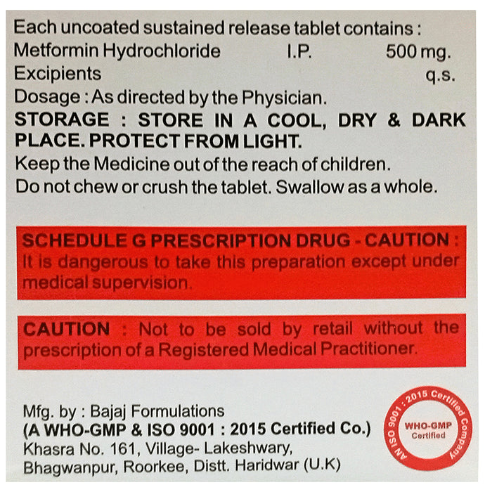 Metbeat-SR 500 Tablet