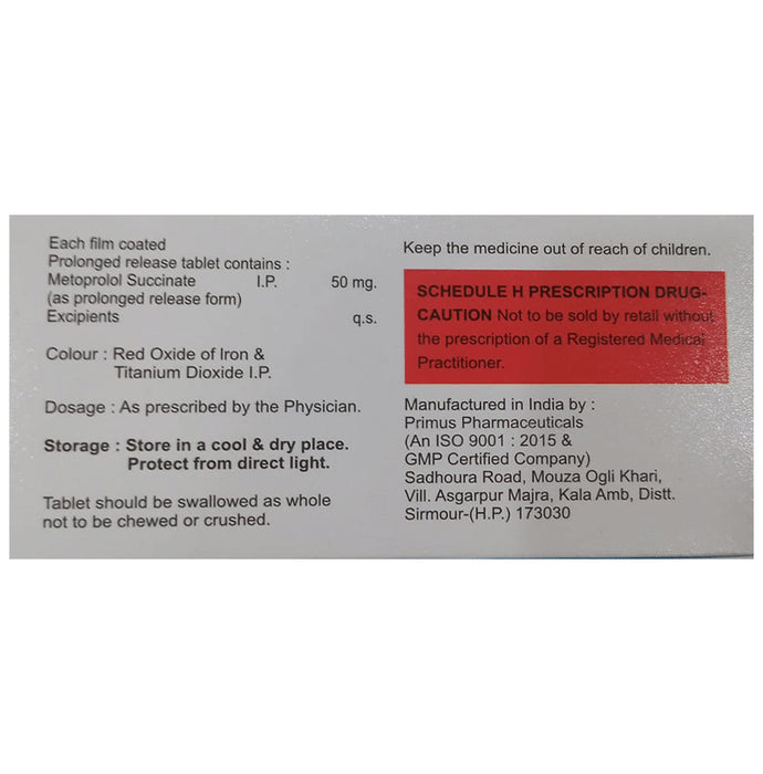 Metcure 50mg XR Tablet