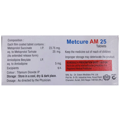 Metcure AM 25 Tablet PR