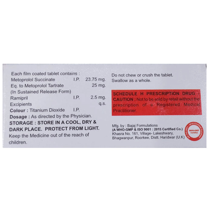 Metcure R 25/2.5 Tablet SR