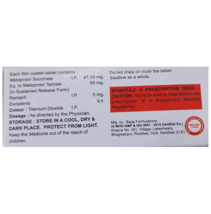 Metcure R 5 Tablet SR