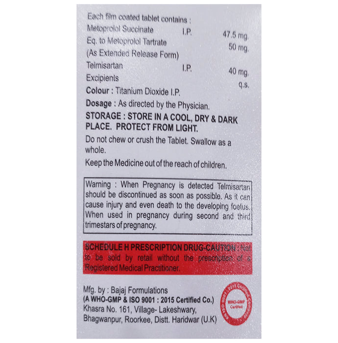 Metcure T 50 Tablet ER