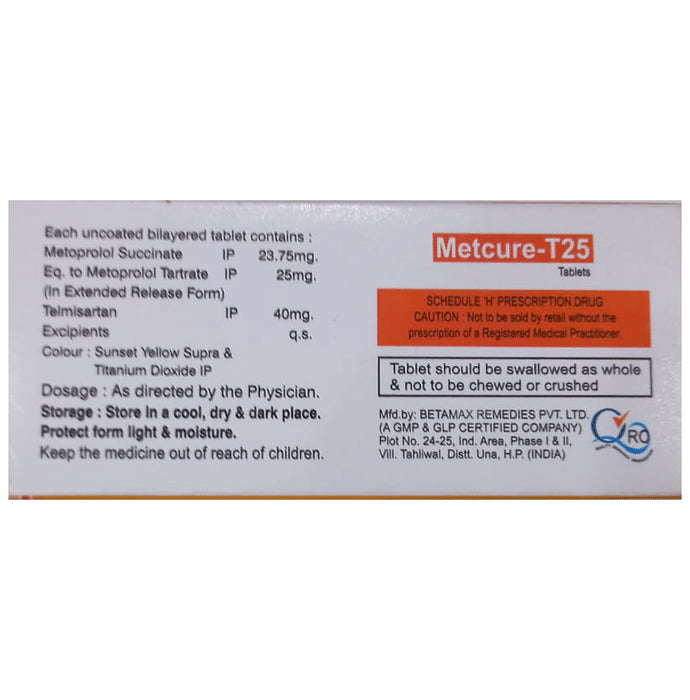 Metcure-T 25 Tablet ER