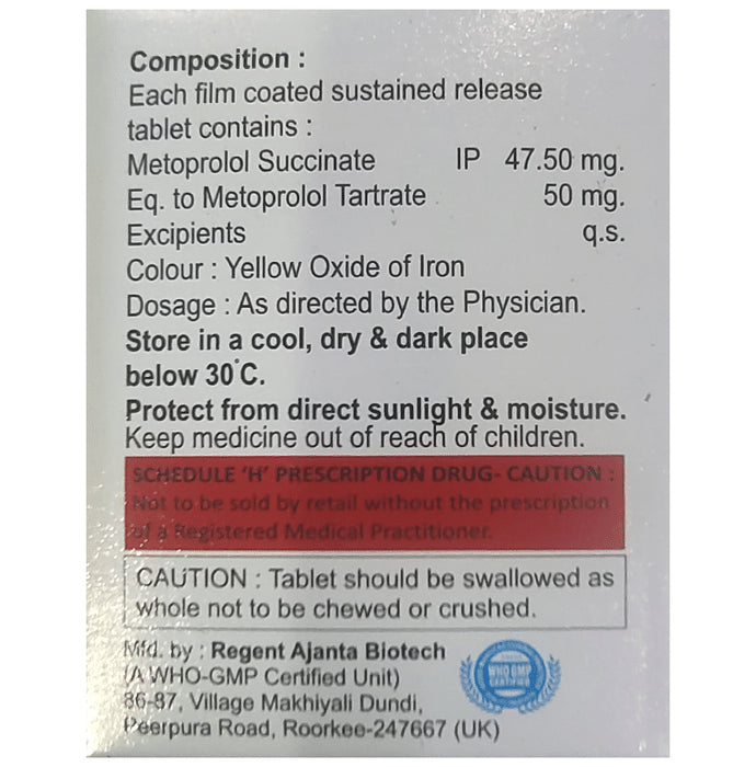 Metcy 50 Tablet SR