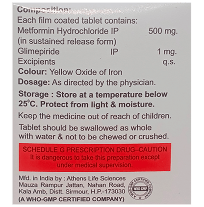 Metdica 1 Tablet SR