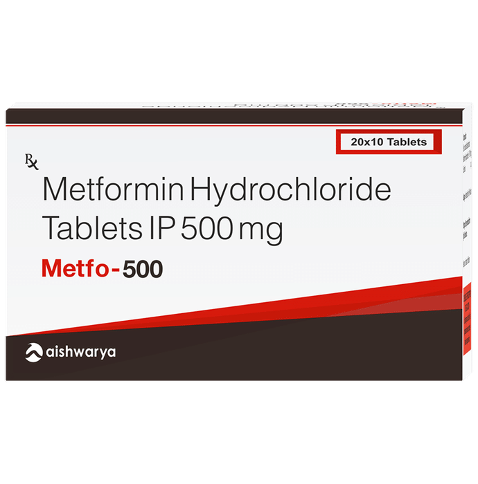 Metfo 500 Tablet - Classic Derma