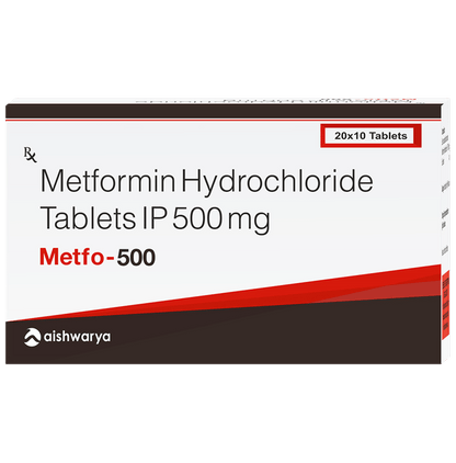 Metfo 500 Tablet - Classic Derma