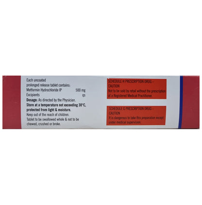 Metform -SR 500mg Tablet PR