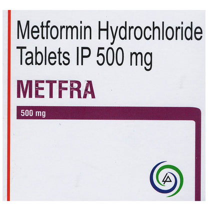 Metfra 500mg Tablet - Classic Derma