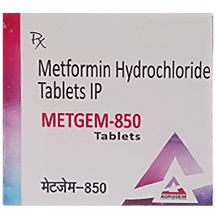 Metgem 850 Tablet - Classic Derma