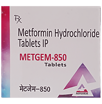 Metgem 850 Tablet - Classic Derma