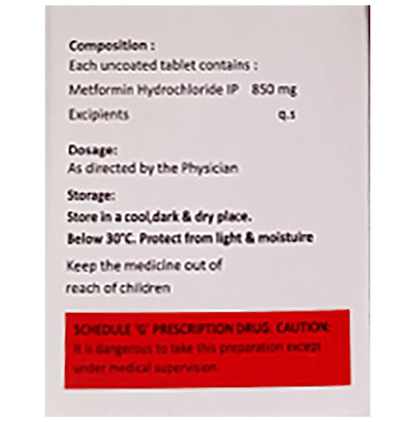 Metgem 850 Tablet