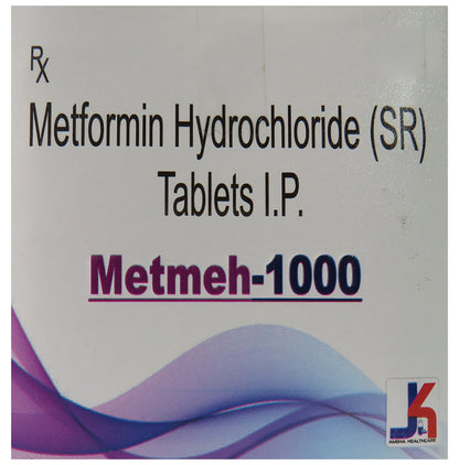 Metmeh 1000 Tablet SR - Classic Derma