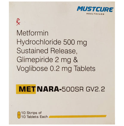 Metnara 500 SR GV2.2 Tablet - Classic Derma