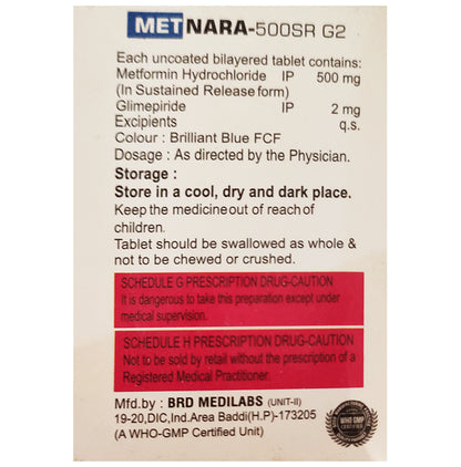 Metnara 500SR G2 Tablet