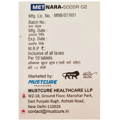 Metnara 500SR G2 Tablet
