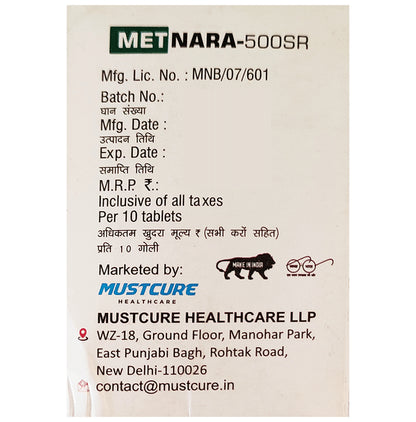 Metnara 500SR Tablet